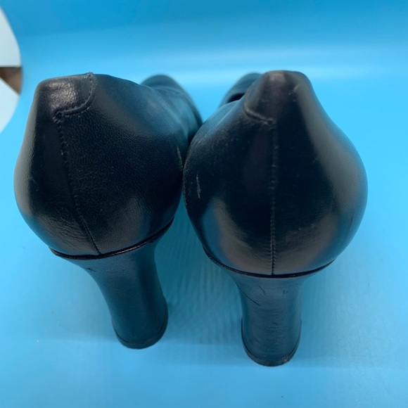 Evan Picone black leather pumps size 8.5 - Picture 4 of 5